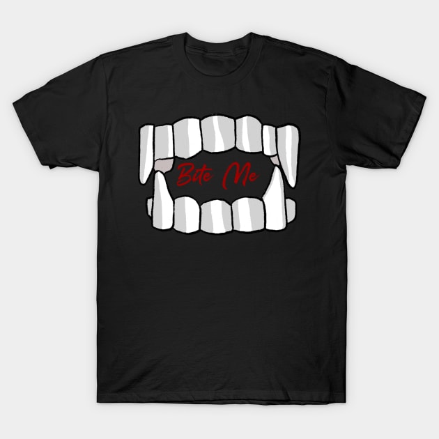 Bite Me T-Shirt by Quick Brown Fox Canada 